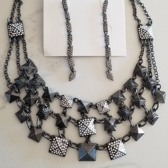 Lia Sophia Metropolis Necklace and Stiletto Earrings - NWT - Picture 2 of 10